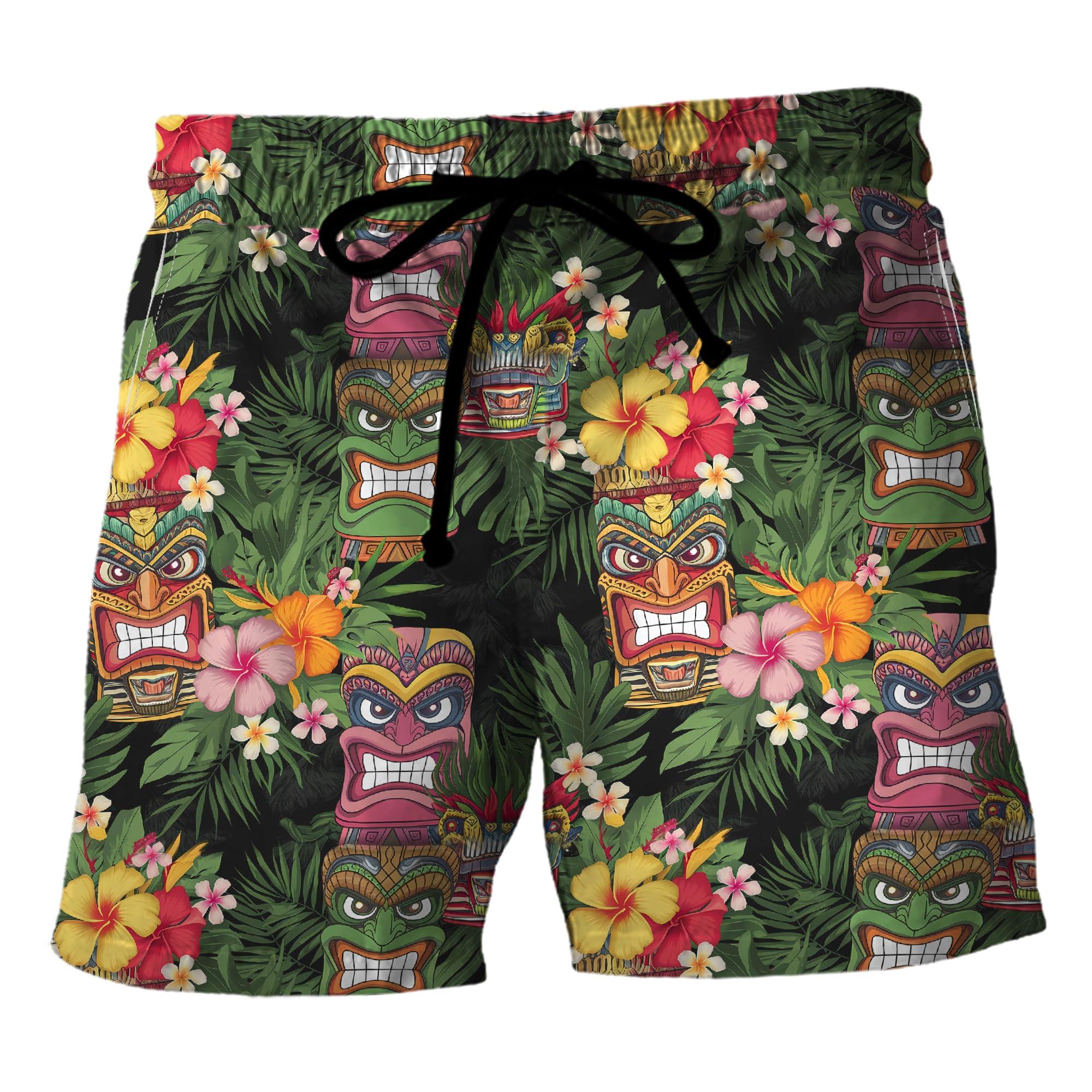 

Summer 3D Funny Cartoon Pattern Print Shorts Fashionable Casual Beach Hawaiian Men s Shorts 6XL