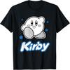 Kirby Blue Stars Big Character Portrait T-Shirt