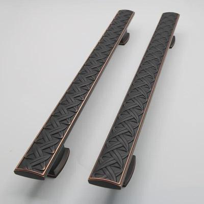 Concealed & Exposed Large Door Handle for Glass or Wooden Doors - Hotel & Villa Style, Single Hole, 320mm Distance