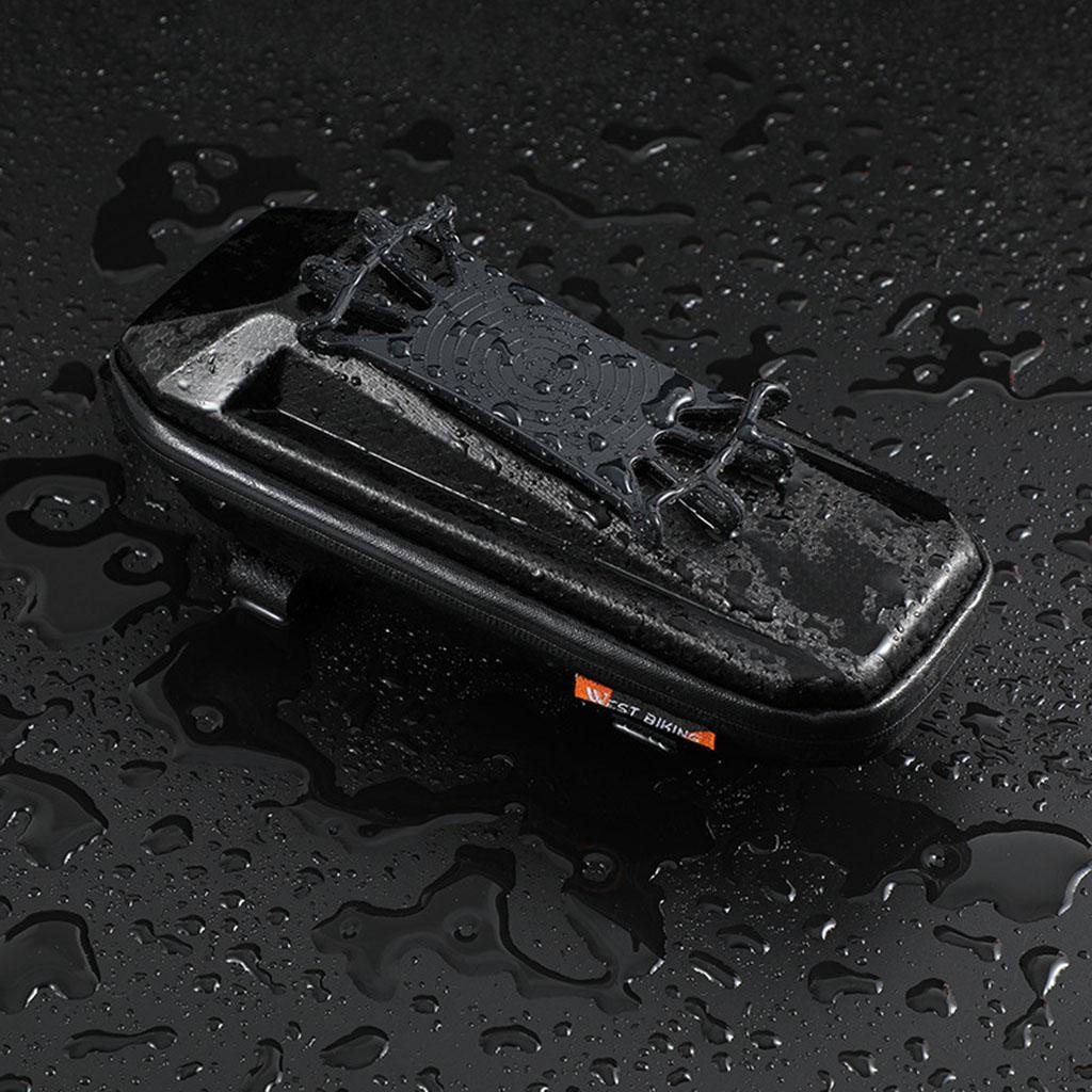 Велосумка на руль - Водонепроницаемая сумка для телефона на руль Велосипедные аксессуары 1,8 л