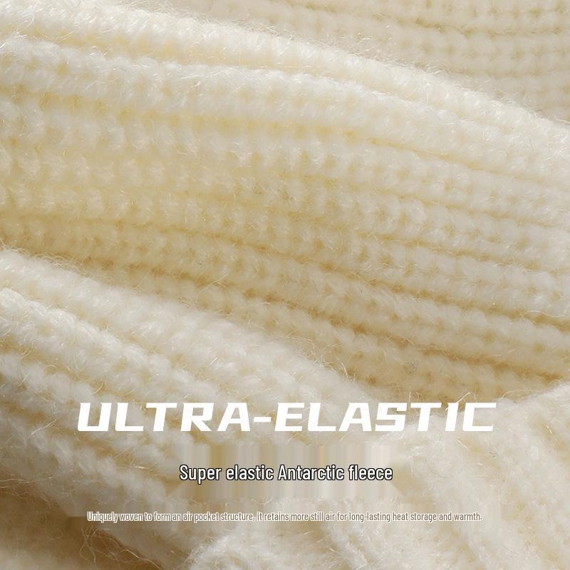 Men's Outdoor Windproof Wool Knit Beanie - Warm Autumn/Winter Hat DMZ94