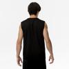 Soccer Wear Sleeveless Tank Top, Sports Undershirt, Moisture-Wicking, Quick-Drying, Unisex, Black, Size L (P2MAC050)