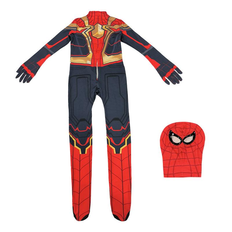 New Spiderman Cosplay Fantasy Costumes Jumpsuit for Boys Girls Miles Morales Superhero Halloween Carnival Zentai Bodysuit