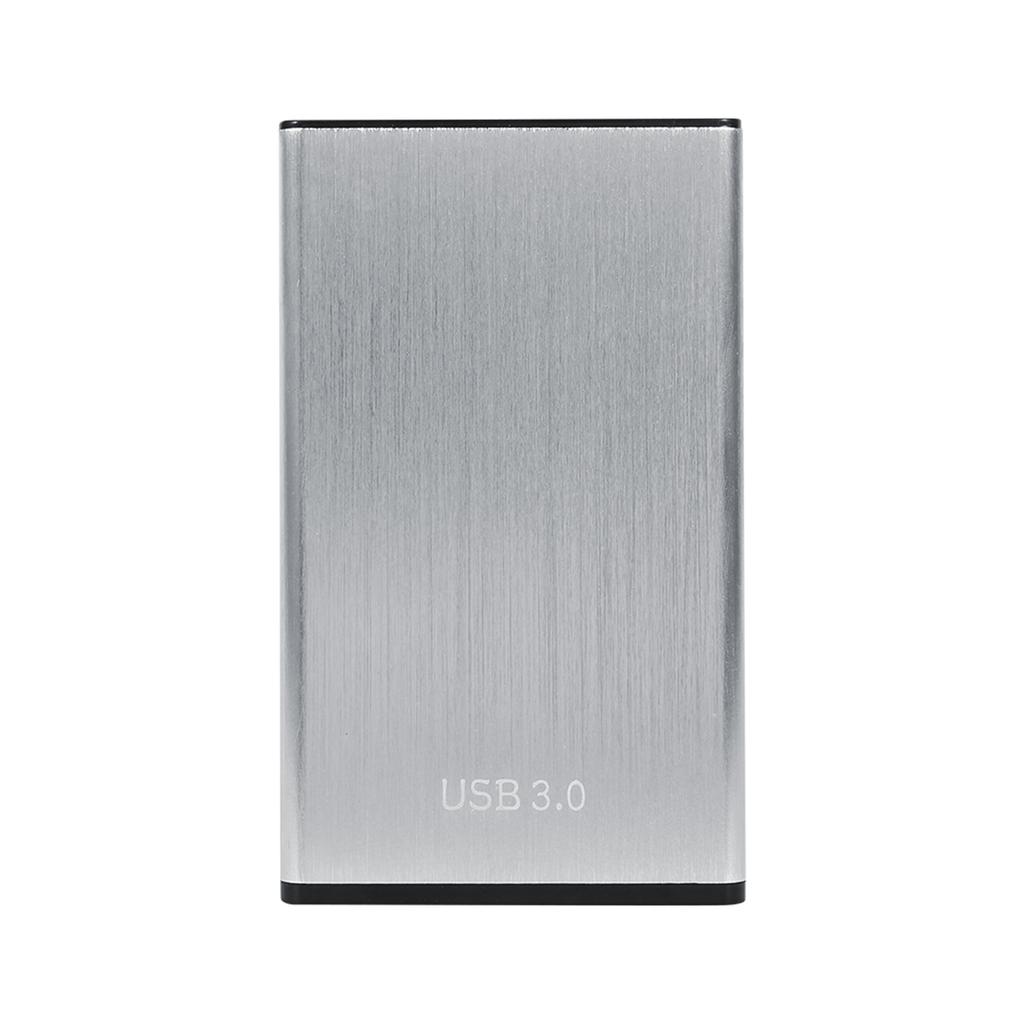 USB 3.0 til 2.5" SATA 3.0 HDD-kabinett Eksternt Verktøyfritt Kabinett for SSD Harddisk Sølv (Ikke Inclube-harddisk)