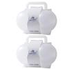 1/2Pcs 2 Grid Egg Box Portable Egg Holder Anti-fall Egg Container Anti Shake Egg Storage Box Multifunctional for Camping Picnic