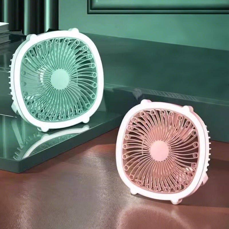 Summer Kitchen Cooling Toilet Wall-Mounted Fan, No Need to Drill Holes, No Need to Plug In, Portable Silent Hanging Small Electric Fan for Dormitory
