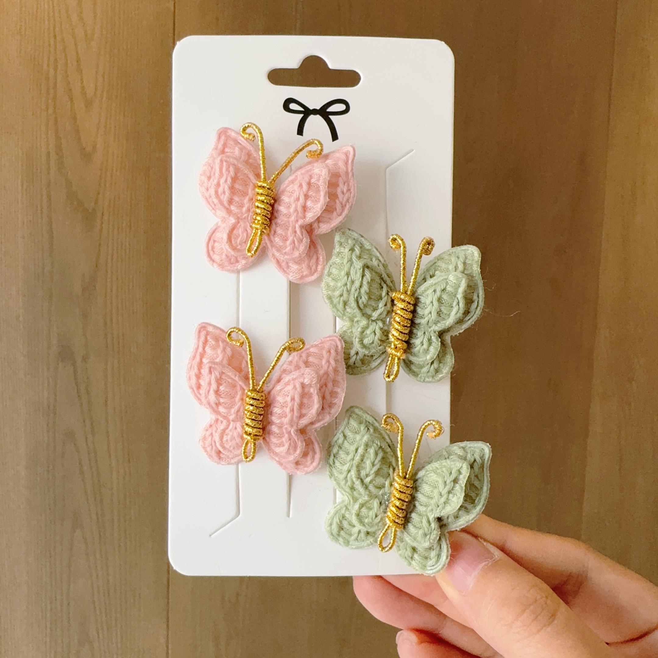 

4PCS Elegant Tassel Butterfly Hairpin Female Retro Accessories Trembling Side Clip Moving Butterfly Headdress Party Jewelry Gift