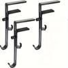 3 Stück Ausziehbarer Strumpfhalter Festlicher Kaminsims-Haken Perfekt für Feiertags-Weihnachtsstrumpfhalter Party-Dekoration.