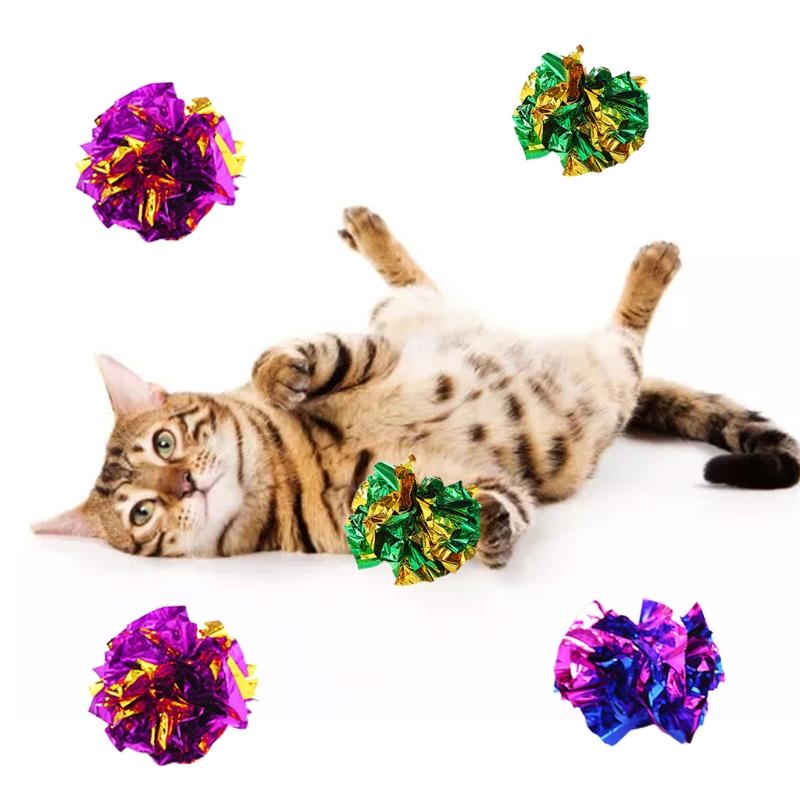 mylar cat balls