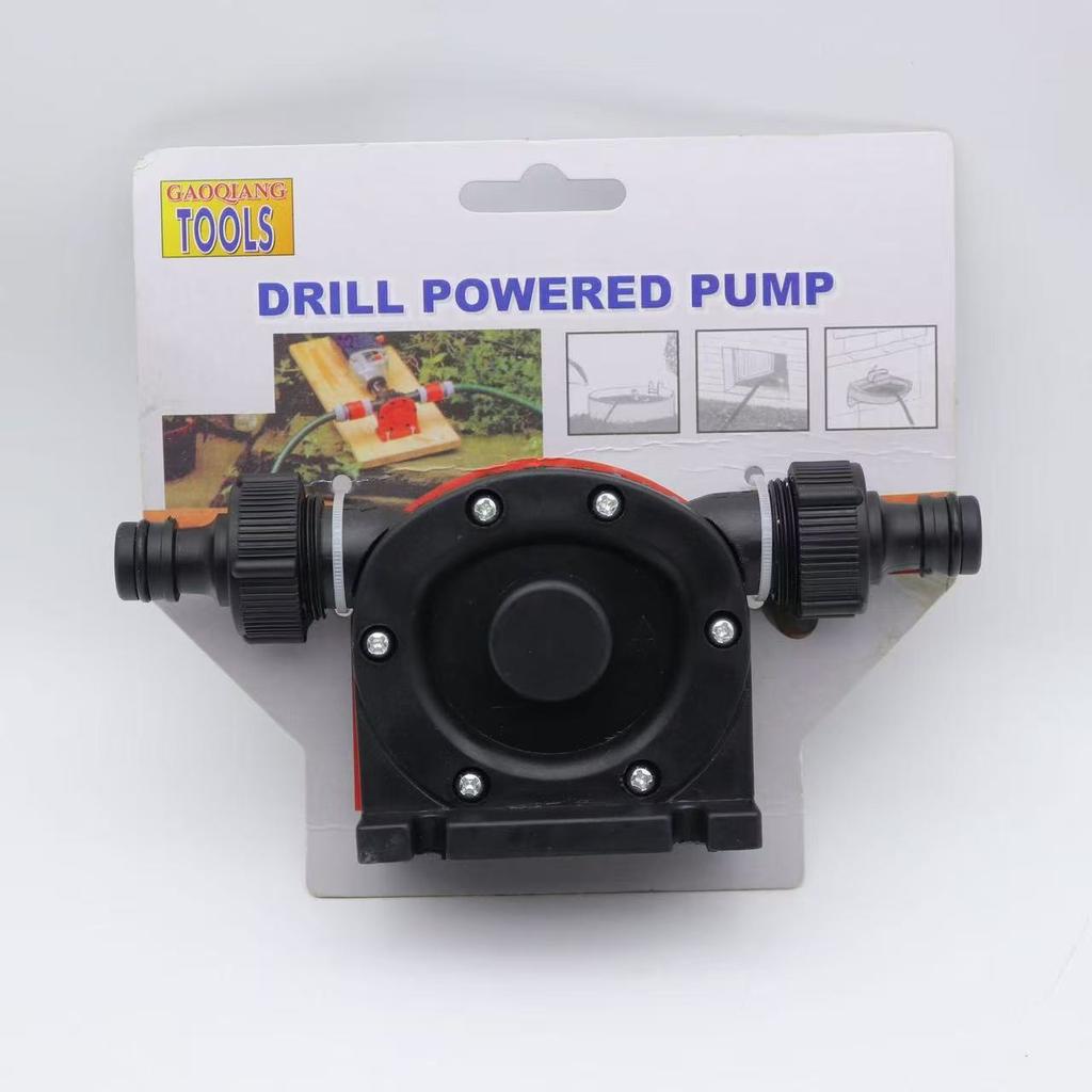 For Portable Home Garden Outdoor Tool Electric Drill Pump Diesel Oil Fluid Water Pump Hand Self-priming Liquid Transfer Pumps
