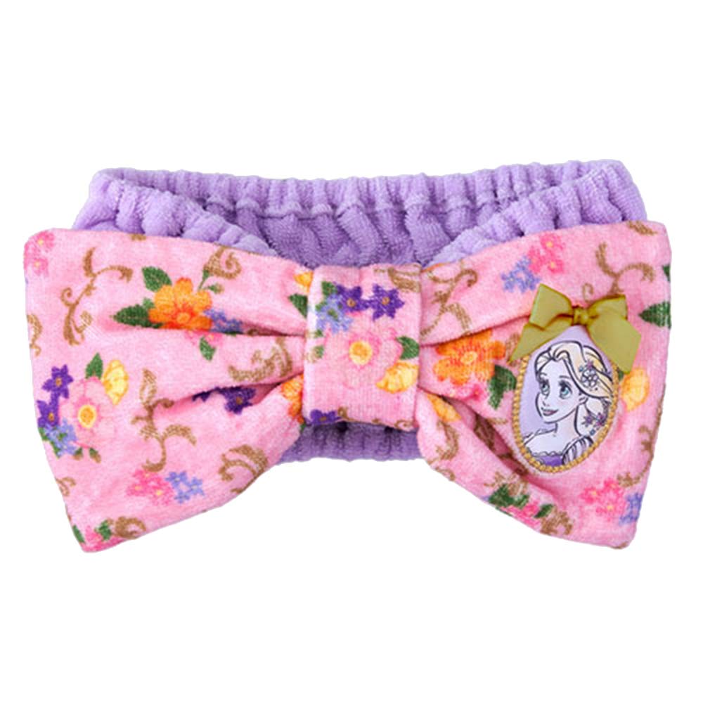 

Золотая лента Романтический узор Повязка для волос (Рапунцель Розовый Принт по Всей Поверхности) Полотенце-тюрбан для волос Милая принцесса Диснея Эксклюзив для курорта