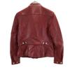 COACH F33830 Double riders jacket S Red leather jacket Women Used