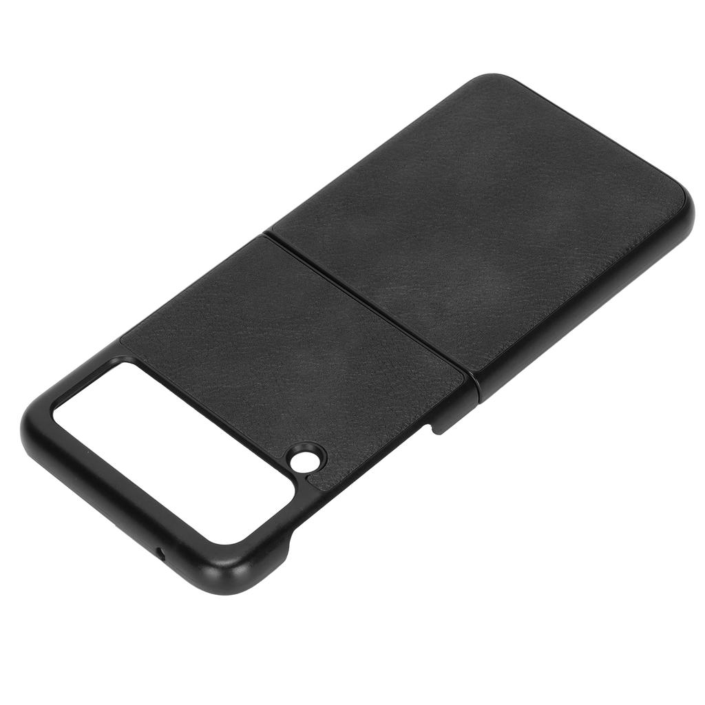 Lychee Pattern Leather Phone Cover Full Protection Shockproof for Samsung Galaxy Z Flip 3