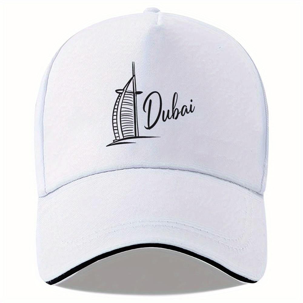 1pc Dubai with iconic building  caps unisex travel caps Good for all seasonsAppropriate for Any Season