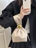 Niche Women's 2025 Trendy Autumn/Winter Retro High-End Bucket Bag