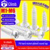 PA Quenched Cross Round Pan Head Hardened Self-Tapping Screws M2/M2.6/M3/M4/M5/M6