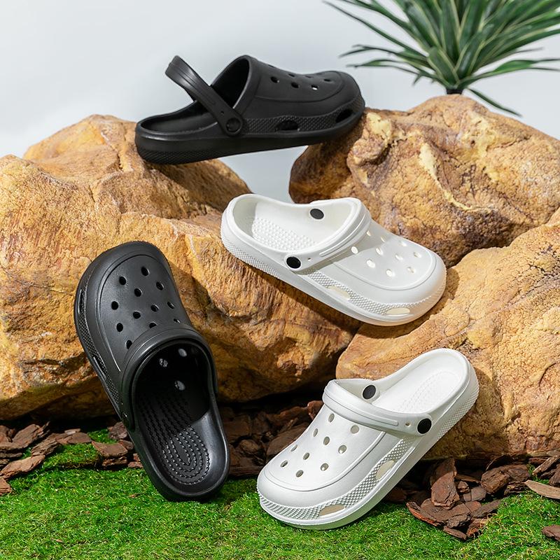 Summer Outdoor Couple's Non-Slip Hole Shoes - Unisex Rafting & Simple Slippers