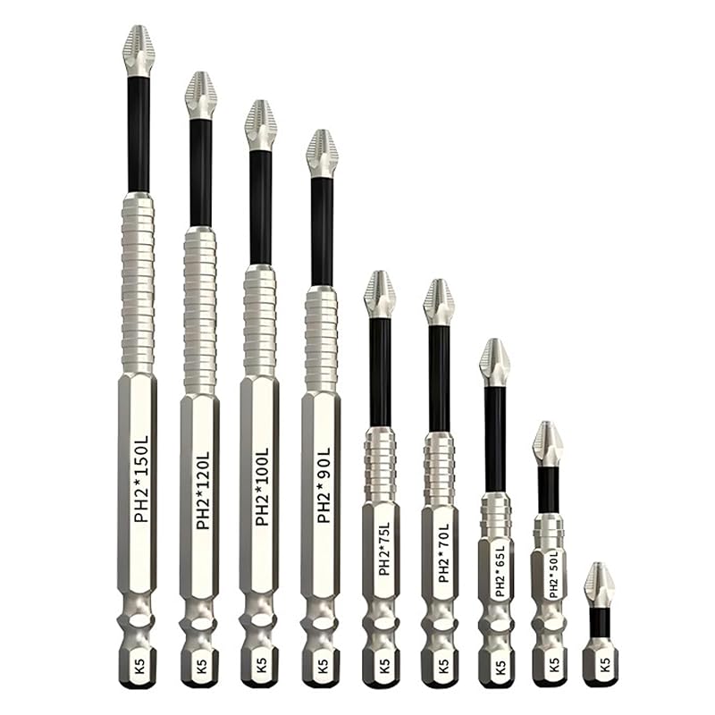 High-Magnetic Screwdriver Drill Bit Set, Lagonshop Durability Driver Bit, Electric Precision Screwdriver Set, Anti-Slip Electric Precision Sets (2*