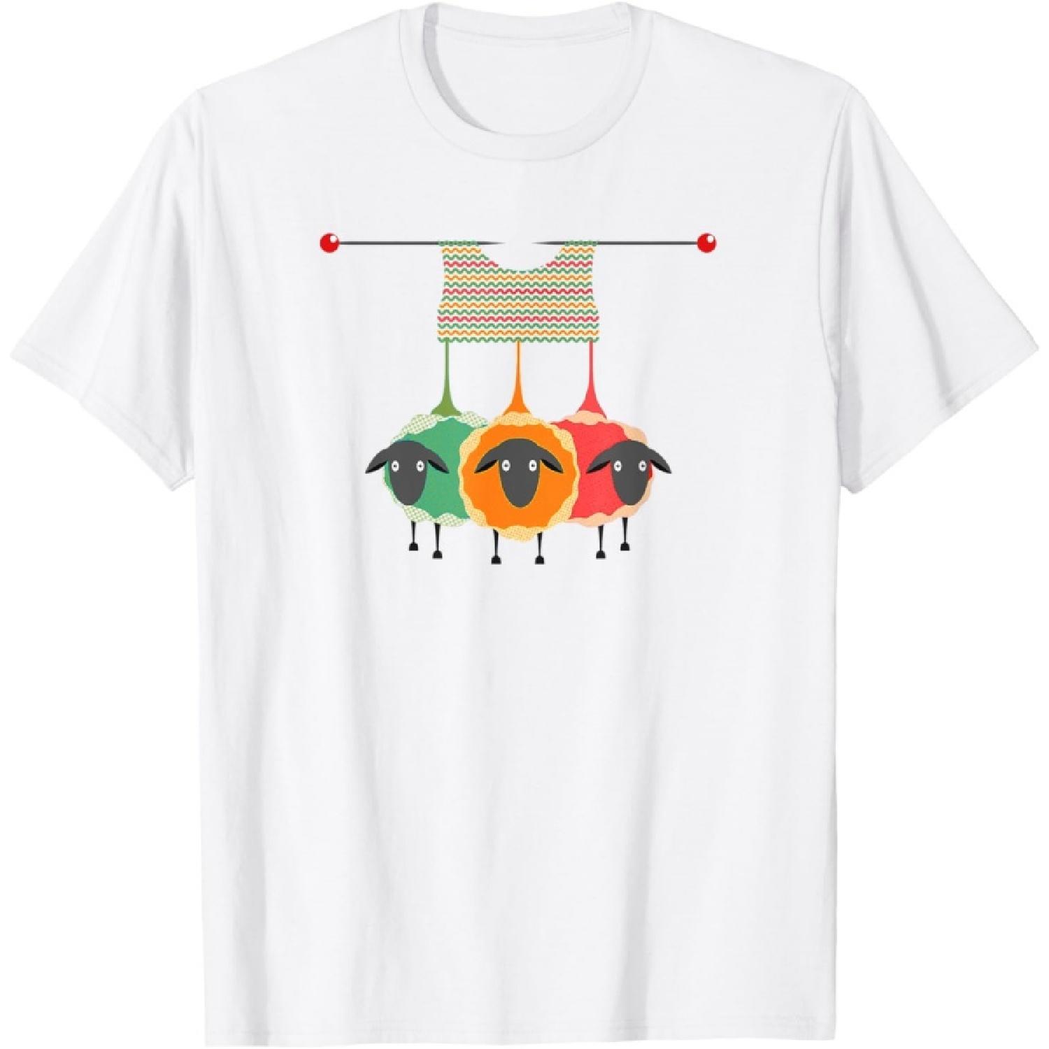 Funny Knitting Knitters Yarn Gift Idea T-Shirt T-Shirt XXXXXL белый