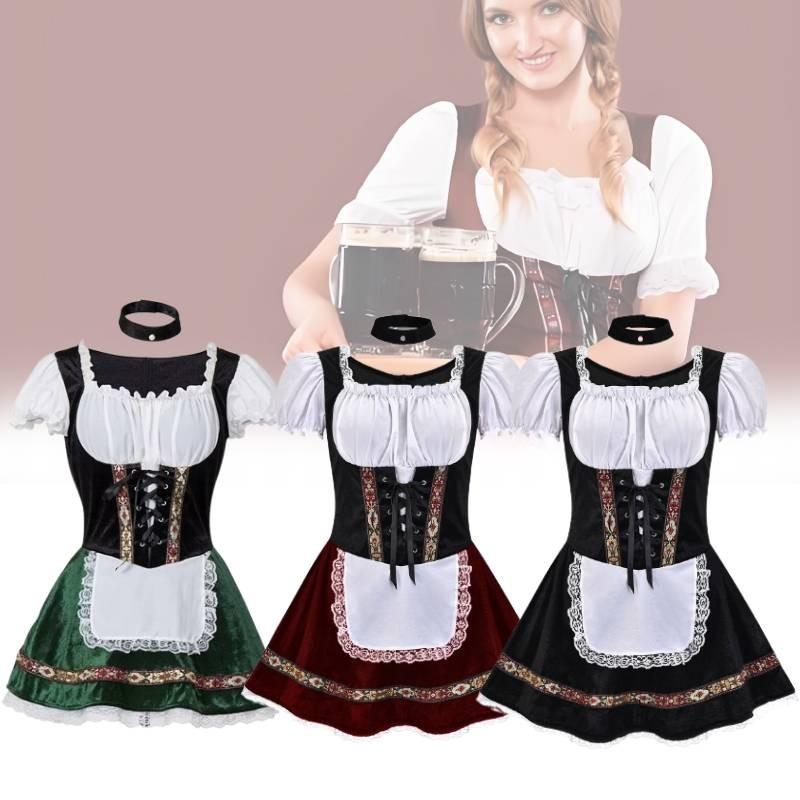 Stylish Halloween Beer Girl Dress Flattering Bodycon Stage Outfit For Women Available In Multiple Sizes