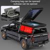 1:24 Scale Tacoma Models Cars Alloy Diecast Toys with Light Sound Miniature SUV Wheel Pull Back Off-road Vehicles Home Decor
