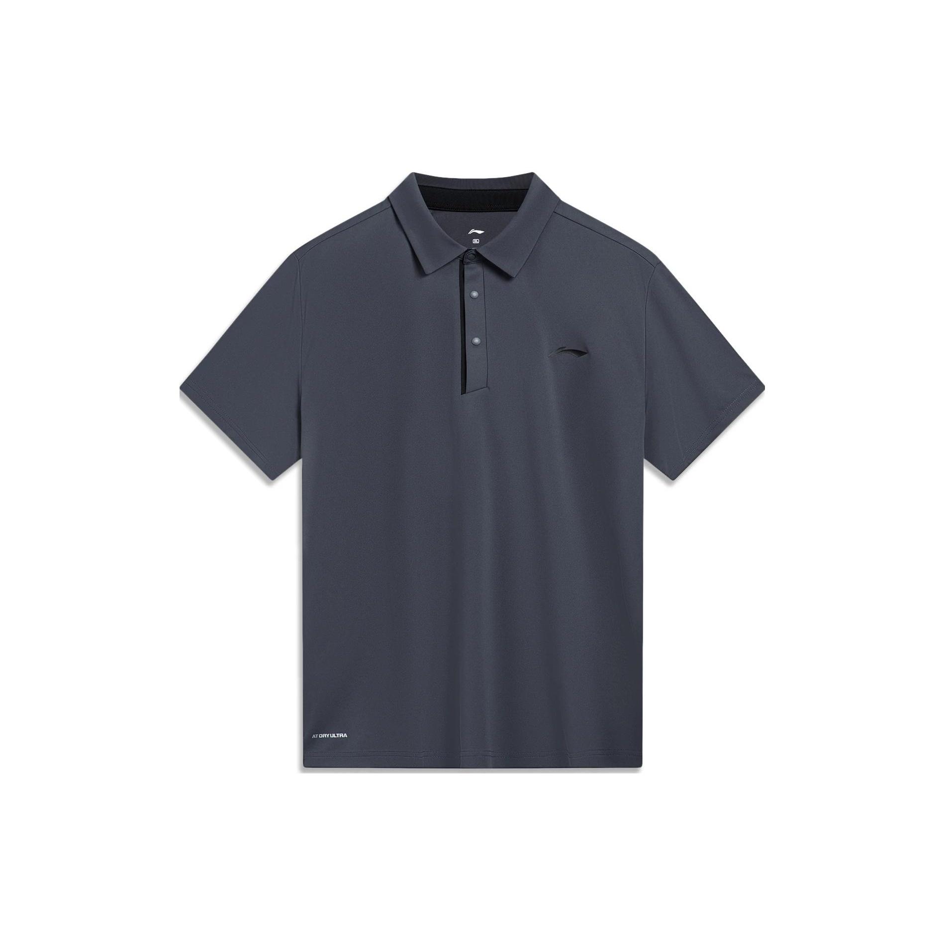 Li-Ning Training Polo Shirt Dark Grey Men s APLT031-4 S