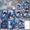 Genshin Impact Wanderer Schlüsselanhänger & Lesezeichen Set - Fan-Made Anime Merchandise