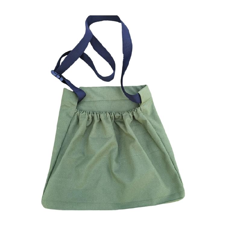 Light weight Canvas Picking Bag High Bearing Capacity Vegetable Picking Bag for Travel Camping армия зеленый