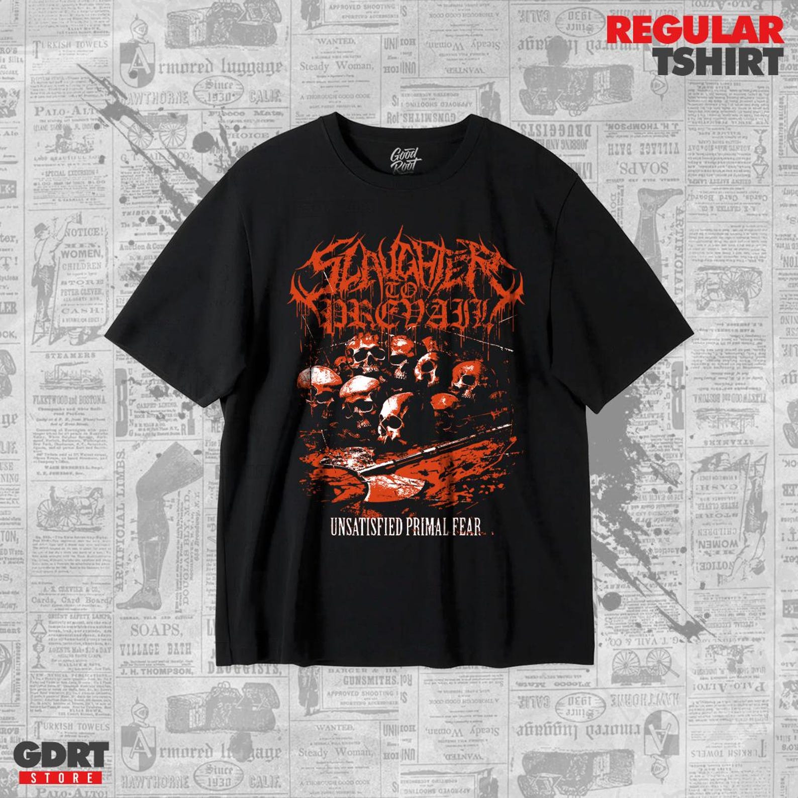 Slaughter To Prevail T shirt - Unsatisfied Primal Fear Unisex Heavy Shirt S