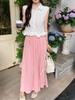 Elegant Summer Sleeveless Blouse & Long Skirt Set for Women - This Year's Popular Two-Piece