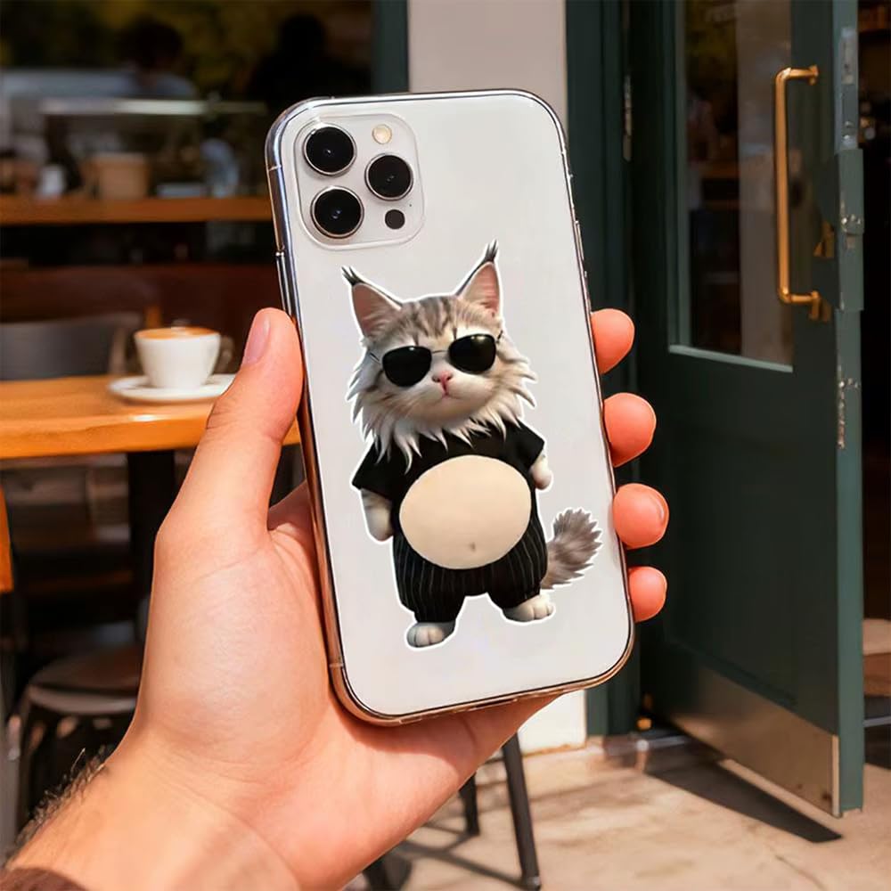 VOXILFE 3D Squishy Belly Soft and for Cell Phone Diary DIY Wearing Sticker, Squishy, Decoration, Decoration, (Dog Sunglasses)