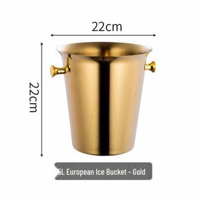 ZISIZ European Style Thickened Ice & Champagne Bucket