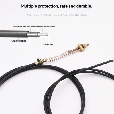 E-bike Brake Cable Corrosion Resistant 1PC 1.25-2M Universal Front Rear Drum Brake Line for E-scooter Modification