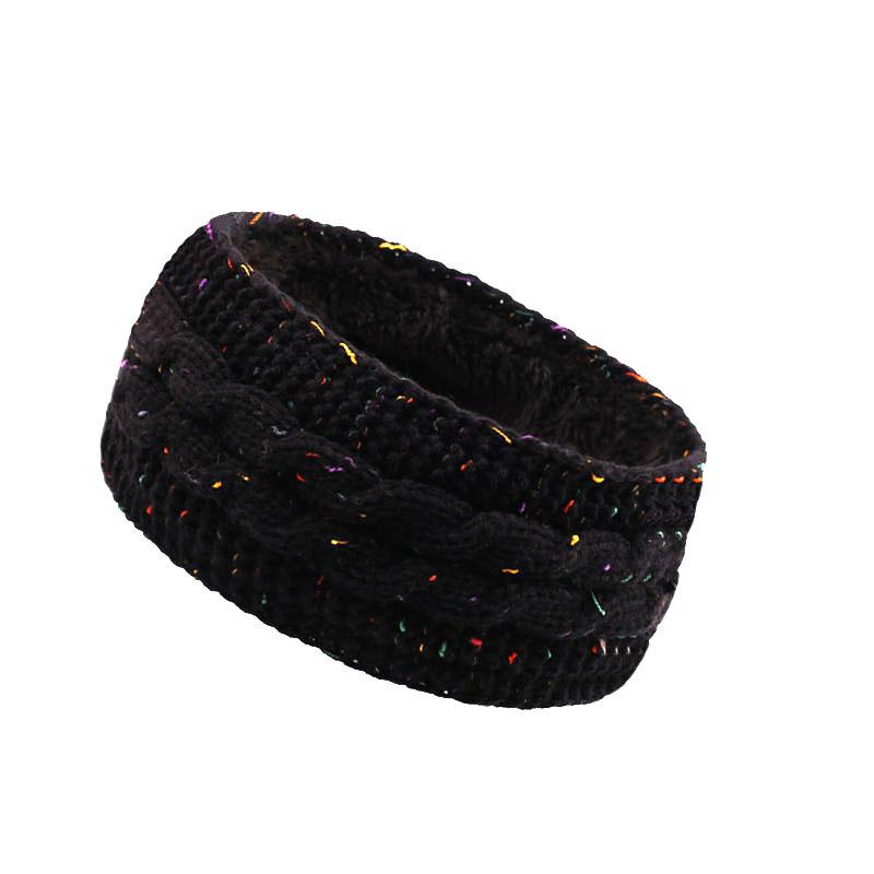 Winter Fleece Hair Accessories Autumn And Winter Wool Knitted Headband Warm Sports Headband Ear Protector