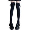 1 Pair Ruffle Calf Socks Calf Tube Frilly Socks Ballet Socks Bows Lace Top Sock