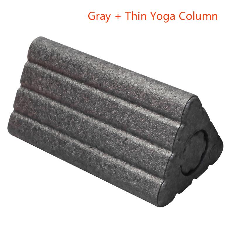 Blocs de Yoga Creux Triangle Rouleau en Mousse EPP Haute Densité Pilates Fitness Colonne de Yoga pour Exercice Adulte Entraînement de Danse pour Enfants