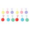 12PCS Refillable Water Ball Silicone Reusable Quick Fill Self Sealing Water Splash Balloon Toys with Carrying Ring for