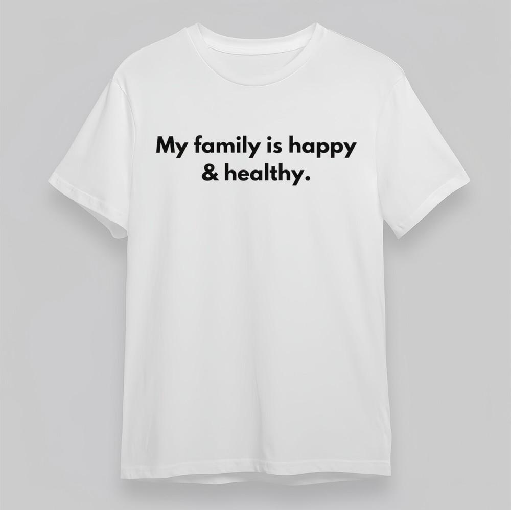 

Women s Oversize T-shirt With Bold Family Wellness Quote Graphic 100% Cotton Tee 4XL