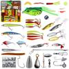 304pcs Fishing Accessories Kit Fishing Tackle Kit Fishing Gear