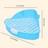 Detachable Net Base Litter Box Pet Toilet Cage Corner Litter Box for Chinchillas