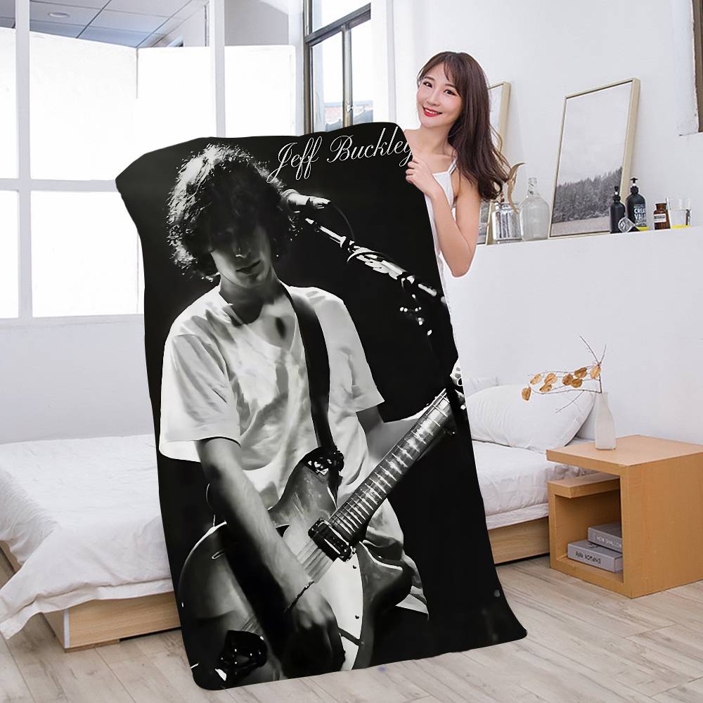 J-Jeff B-Buckley Singer Microfiber Beach Towel Absorbent Quick Dry Soft Yoga Swimming Resort Mountain Climbing Towel