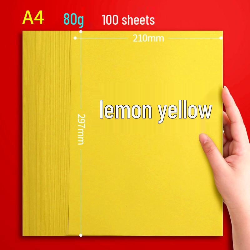 A4 Colored Printing and Origami Paper - 10 Colors