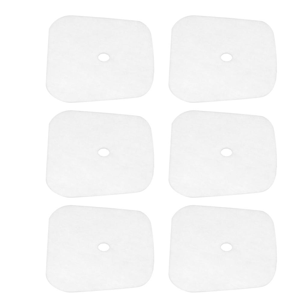 6PCS Air Filter Cotton Replacement Fit for Mantis 7222 7222E 7222M 7225 7230 7234 7240 7920 7924