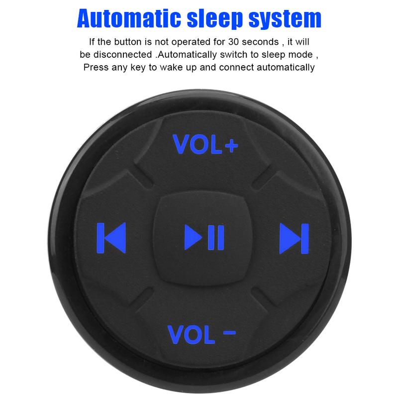 Universal Wireless Bluetooth Car Kit Styling 5 Keys for Android IOS Media Volume Button Car Steering Wheel Remote Control Button