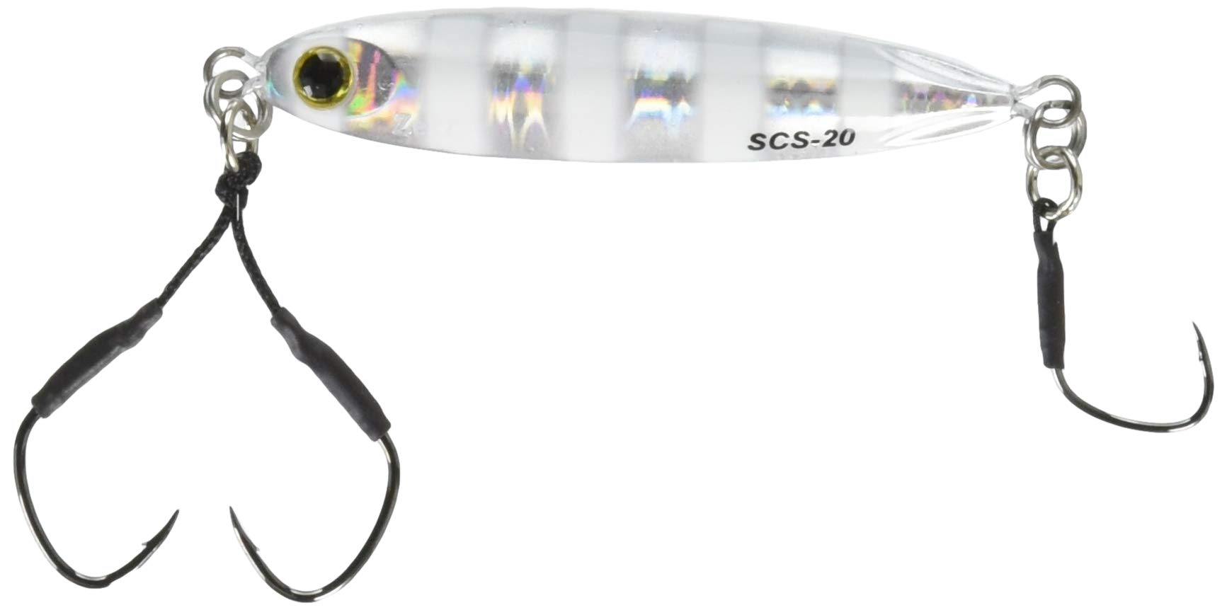 

Palms Metal Jig Lure Slow Blood Cast Slim 20g Zebra Glow SCS-20/MG-530