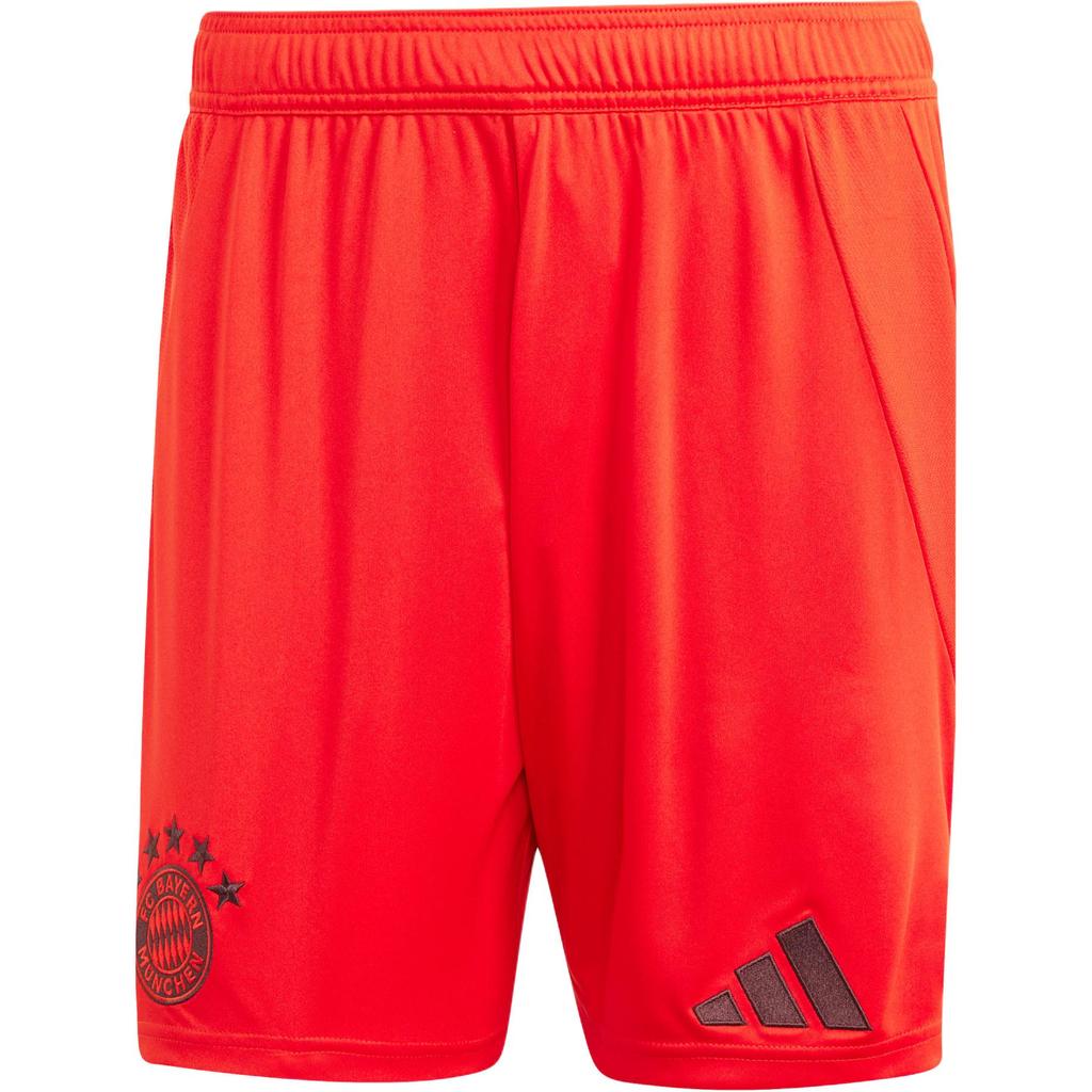 Adidas Fc Bayern 24/25 Home Shorts Elastic Waist Printed Football Shorts Men Bottoms Red IT8513