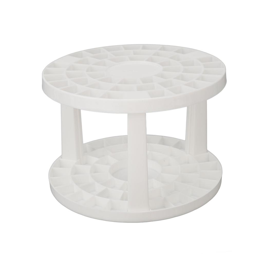 2pcs Makeup Brush Holder Professional Home Desktop 49 Hole Cosmetic Brush Pencil Gel Pen Rack Stand