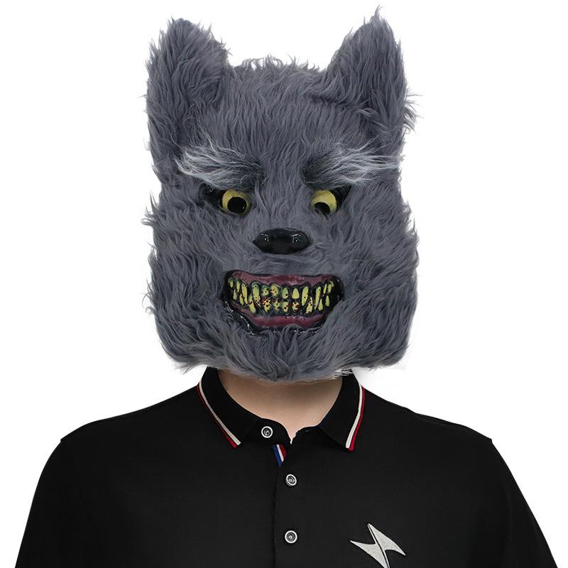 Zářící halloweenská maska ​​s krvavými zvířaty