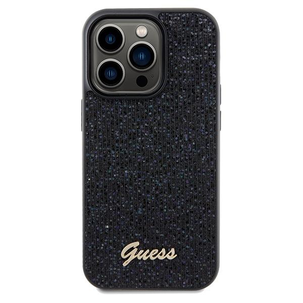 Guess Guhcp14Lpmsdgsk Iphone 14 Pro 6.1Czarny/Black Hardcase Disco Metal Script