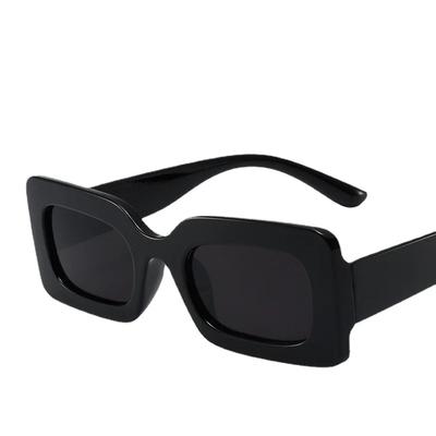 Men Vintage Rectangle Frame Sunglasses Fashion Retro Sun Glasses Luxury Brand Design UV400 Shades Eyewear Women Goggles